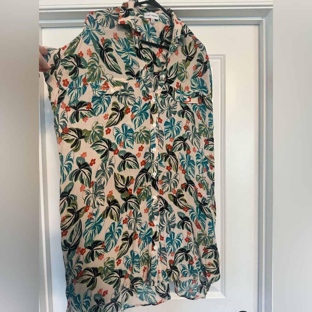 Button down dress/cover up